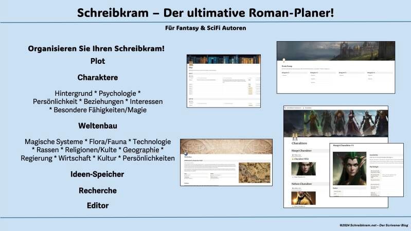 Schreibkram – Der ultimative Roman-Planer (dt.) – Bild 3