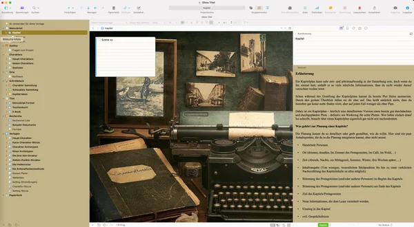 Schreibe ein Buch — Scrivener-Template (deutsch) – Bild 5